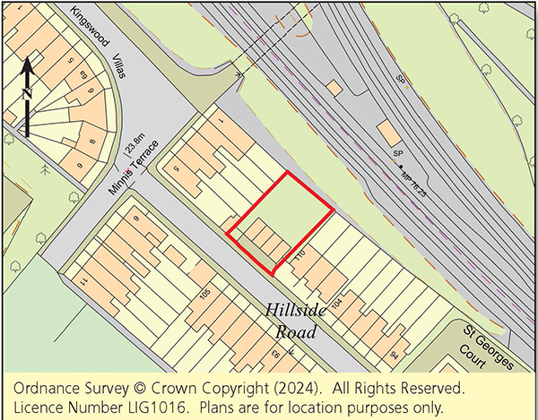 Lot: 150 - SITE WITH PERMISSION FOR THREE, 3-BEDROOM HOUSES - 